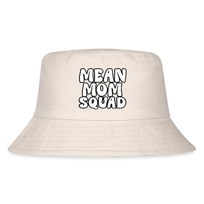 Mean Mom SQUAD - Kid's Bucket Hat - Natural