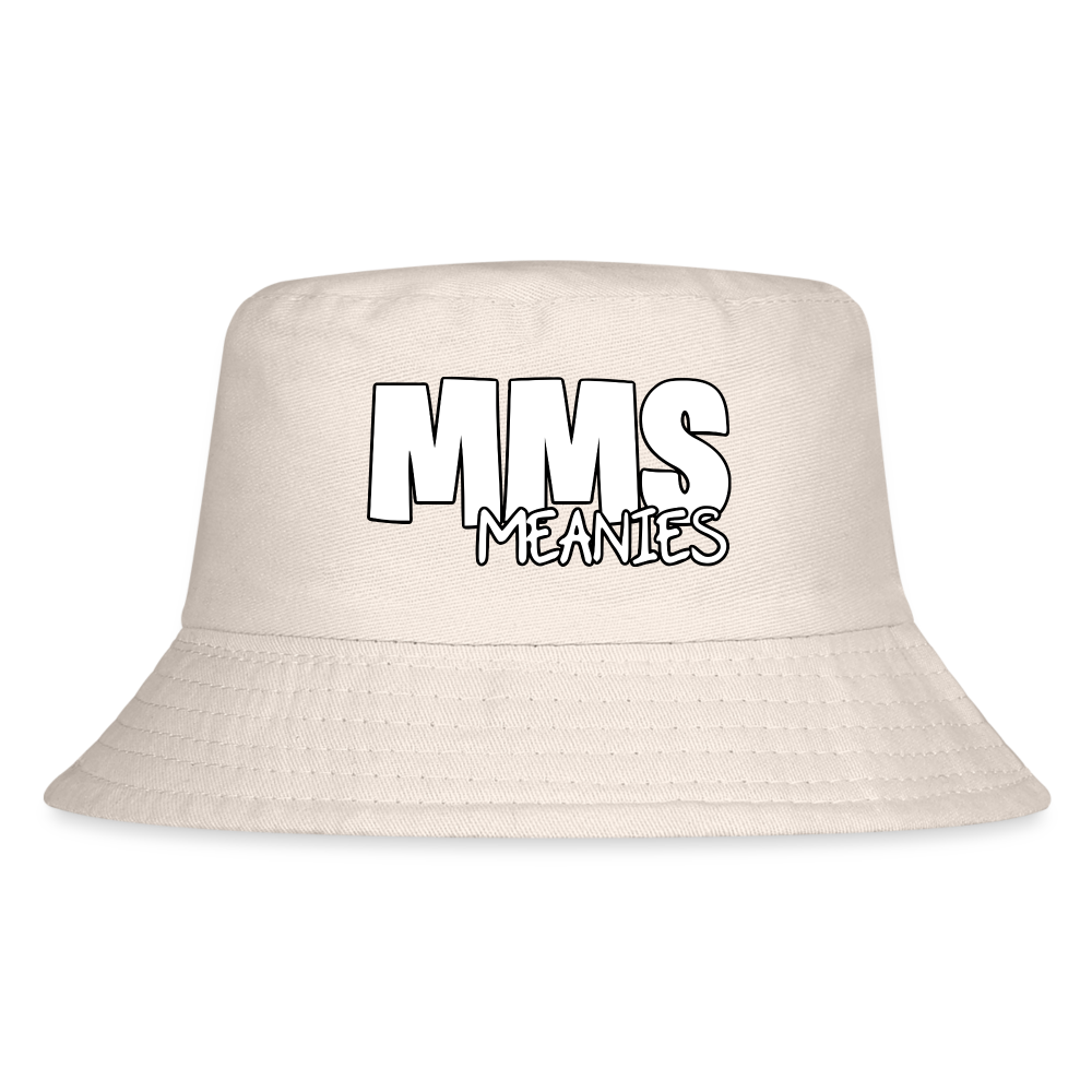 MMS Meanies - Kid's Bucket Hat - Natural