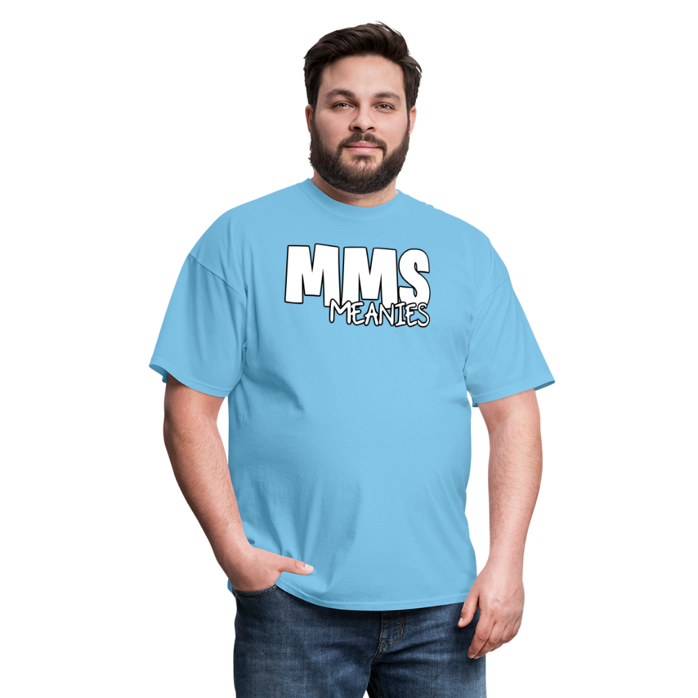 MMS Meanies - Adult T-shirt - aquatic blue