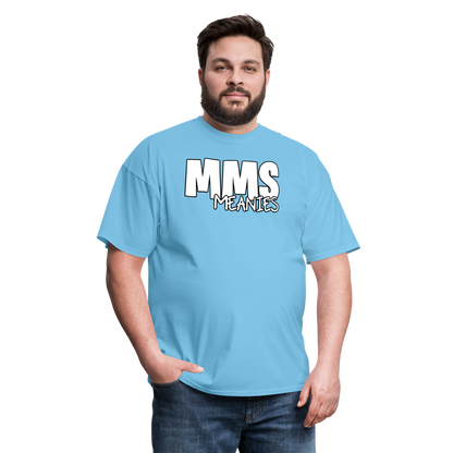 MMS Meanies - Adult T-shirt - aquatic blue