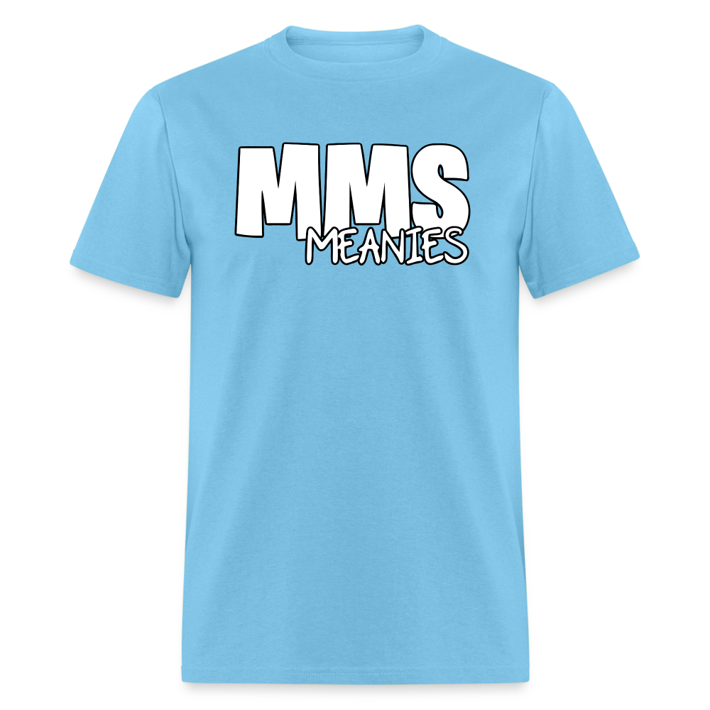 MMS Meanies - Adult T-shirt - aquatic blue