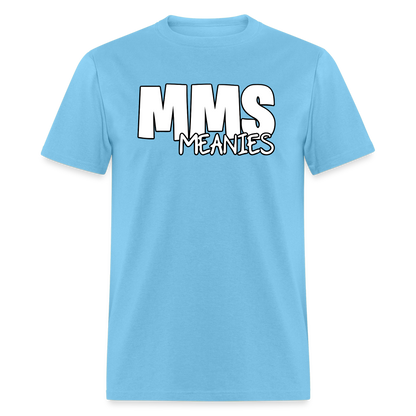 MMS Meanies - Adult T-shirt - aquatic blue