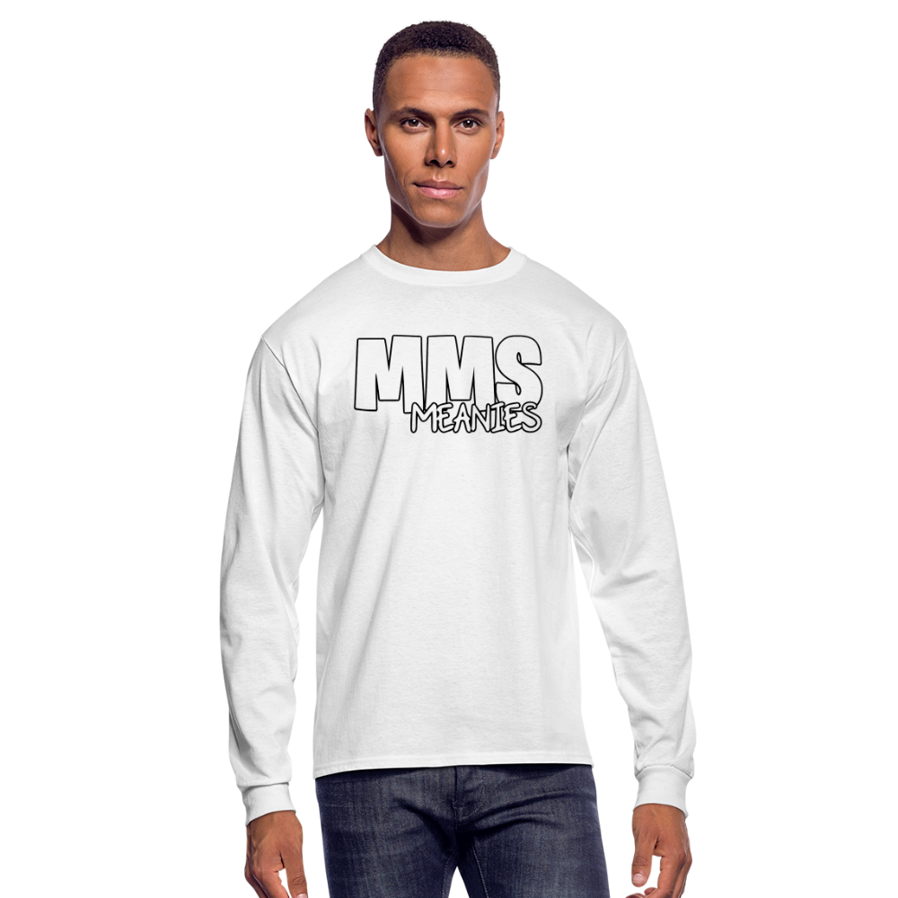 MMS Meanies - LongSleeve Adult Shirt Unisex - white