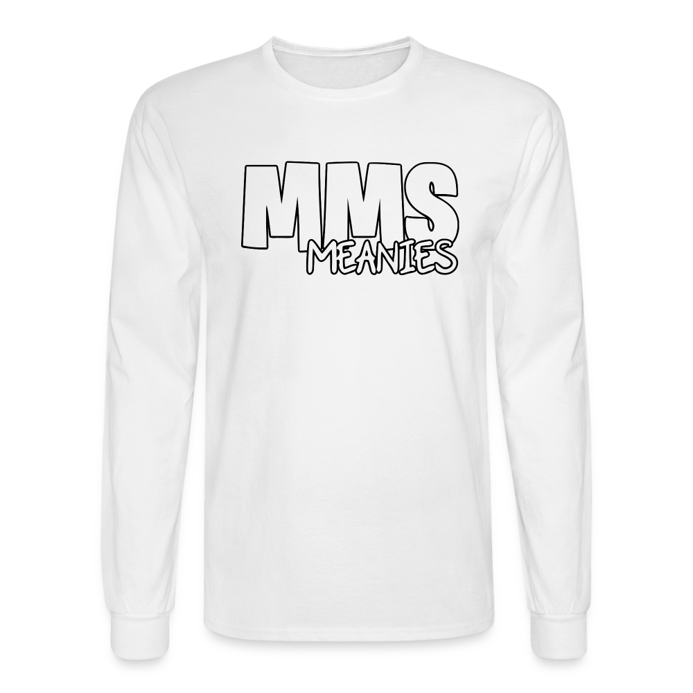 MMS Meanies - LongSleeve Adult Shirt Unisex - white