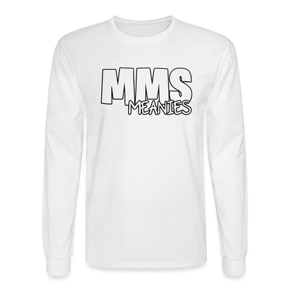 MMS Meanies - LongSleeve Adult Shirt Unisex - white