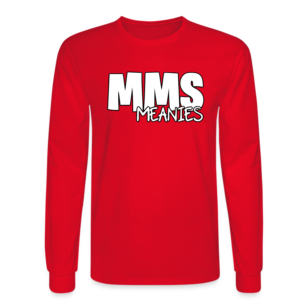 MMS Meanies - LongSleeve Adult Shirt Unisex - red