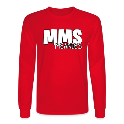 MMS Meanies - LongSleeve Adult Shirt Unisex - red