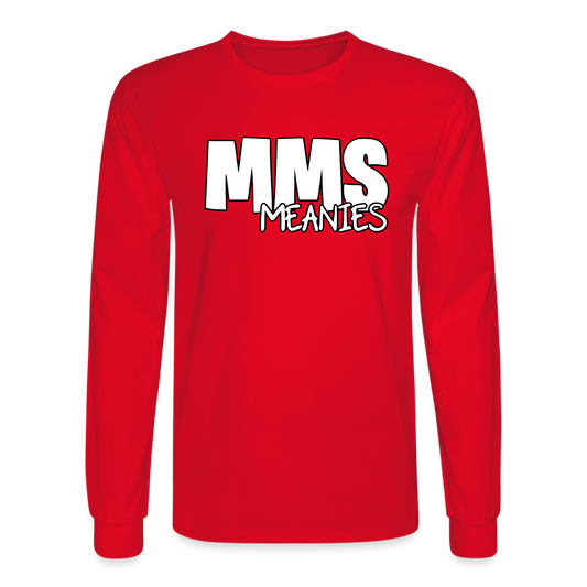 MMS Meanies - LongSleeve Adult Shirt Unisex - red