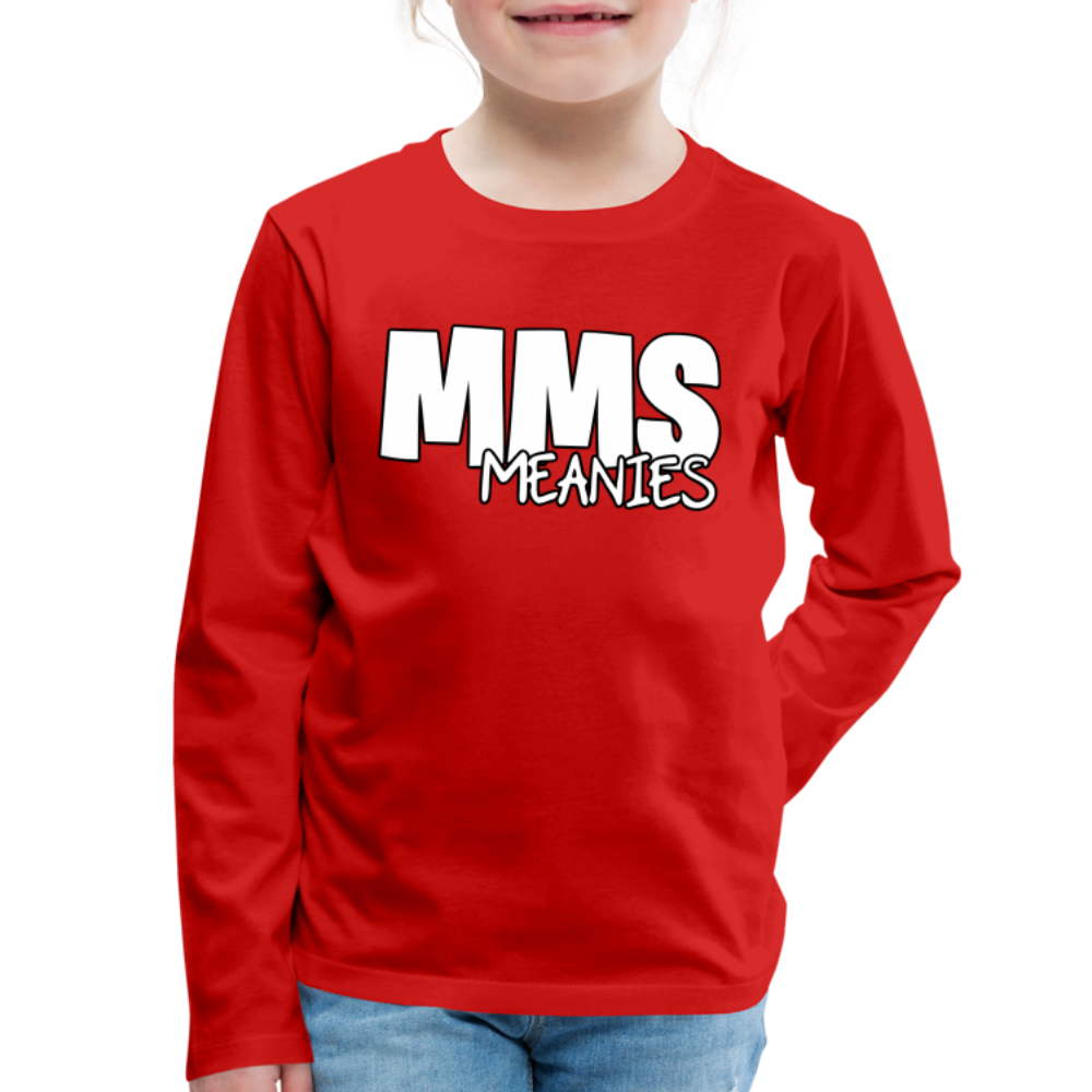 MMS MEANIES | Youth Long Sleeve Tee - red