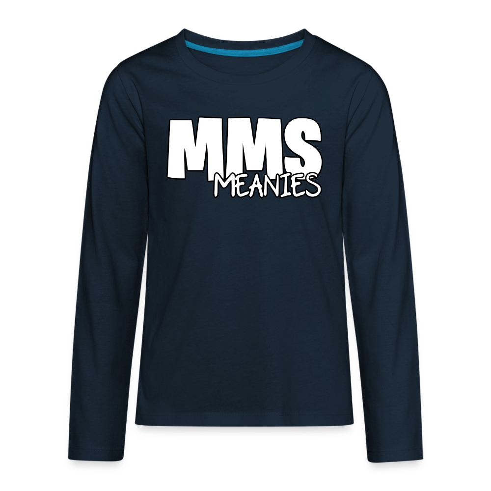 MMS MEANIES | Youth Long Sleeve Tee - deep navy