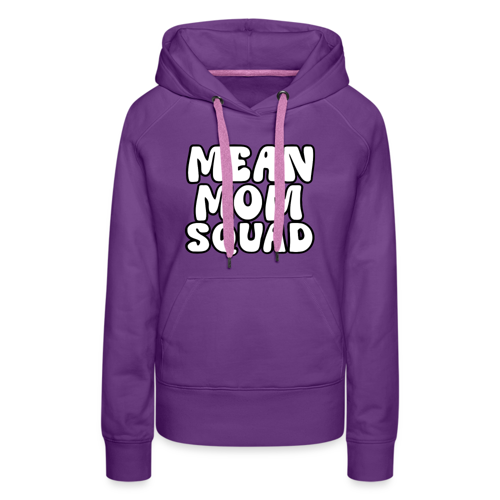 MEAN MOM SQUAD - Women’s Premium Hoodie - purple 