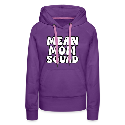 MEAN MOM SQUAD - Women’s Premium Hoodie - purple 