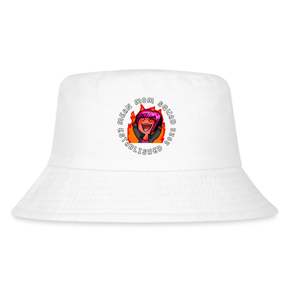 Mean Mom SQUAD Est. 2022 - Kid's Bucket Hat - white