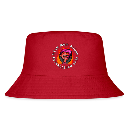 Mean Mom SQUAD Est. 2022 - Kid's Bucket Hat - red