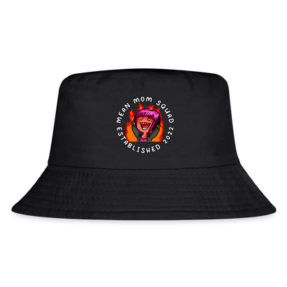 Mean Mom SQUAD Est. 2022 - Kid's Bucket Hat - black