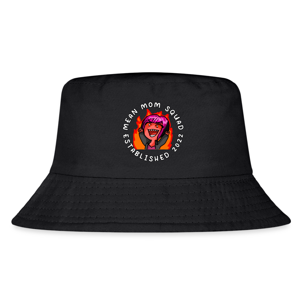 Mean Mom SQUAD Est. 2022 - Kid's Bucket Hat - black