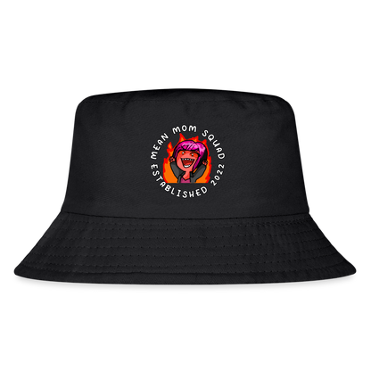 Mean Mom SQUAD Est. 2022 - Kid's Bucket Hat - black