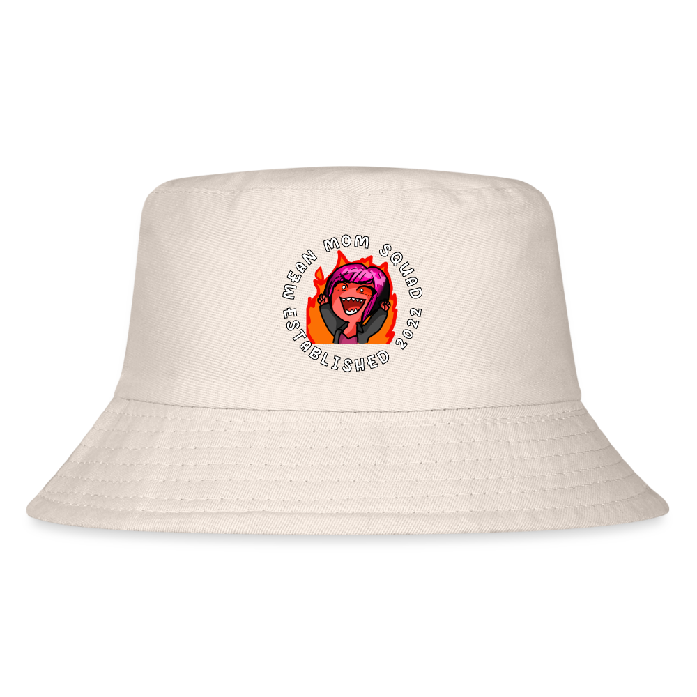 Mean Mom SQUAD Est. 2022 - Kid's Bucket Hat - Natural