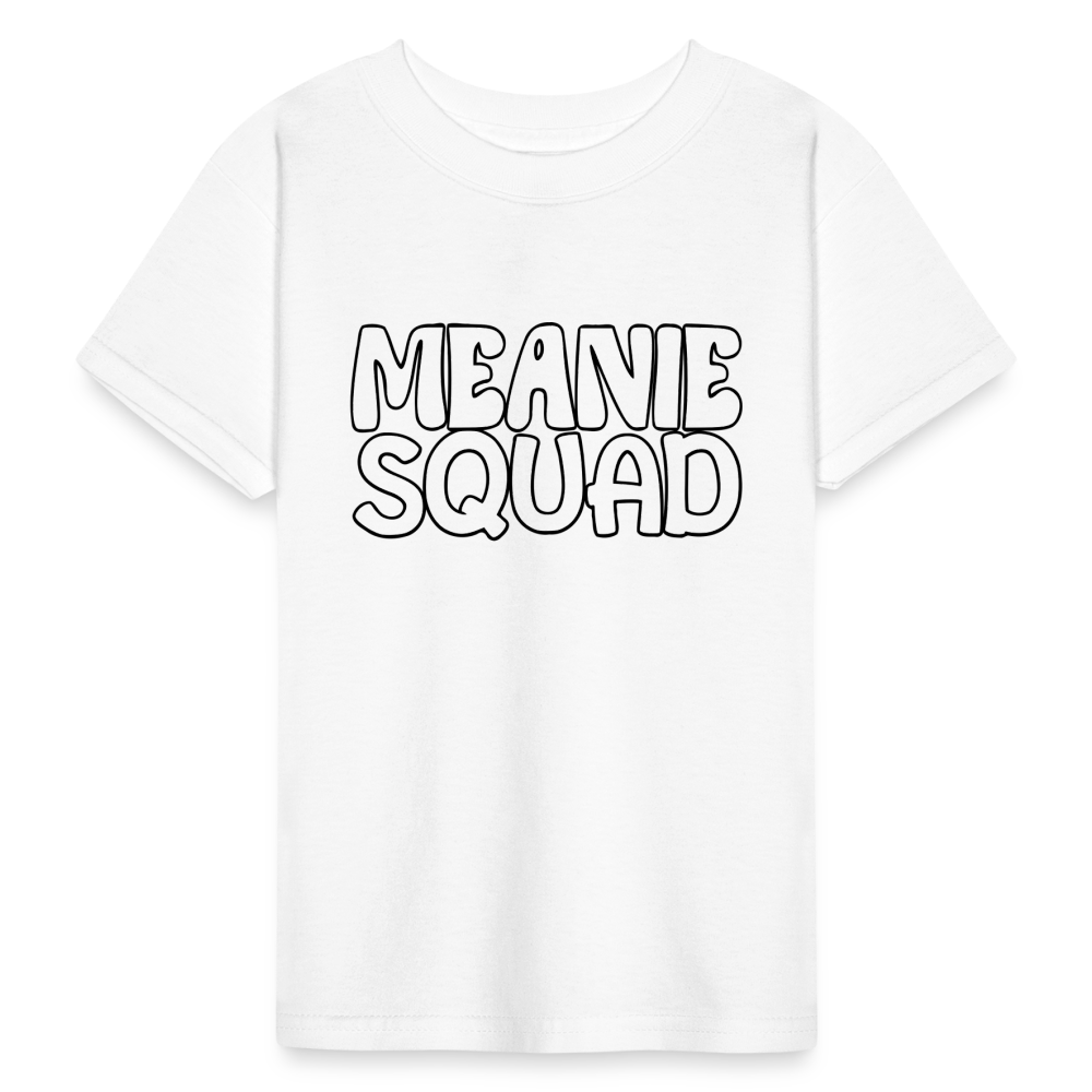 Meanie SQUAD - Youth T-shirt - white