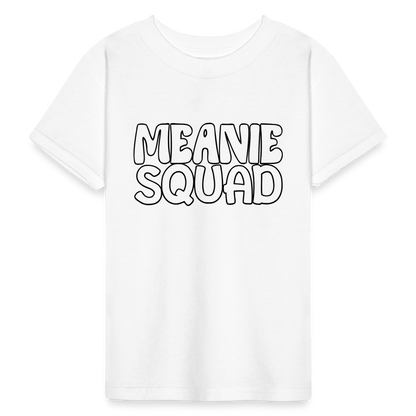 Meanie SQUAD - Youth T-shirt - white