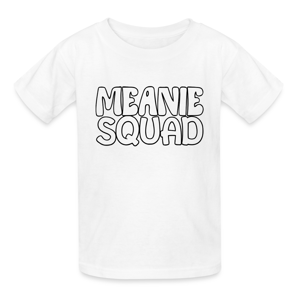 Meanie SQUAD - Youth T-shirt - white