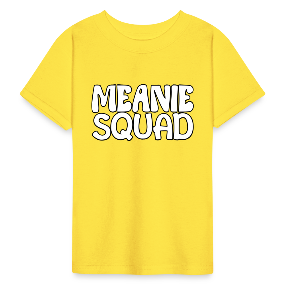 Meanie SQUAD - Youth T-shirt - yellow