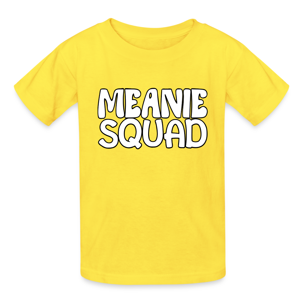 Meanie SQUAD - Youth T-shirt - yellow