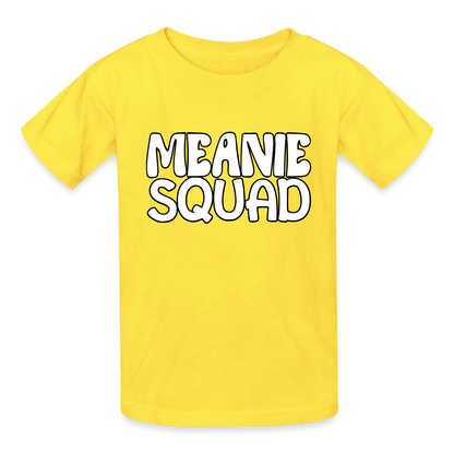 Meanie SQUAD - Youth T-shirt - yellow