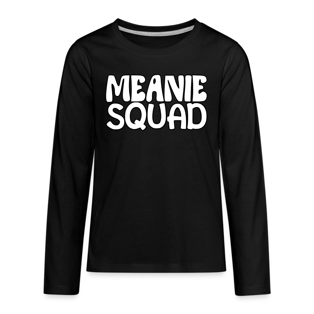 Meanie SQUAD - Youth LongSleeve Shirt - black