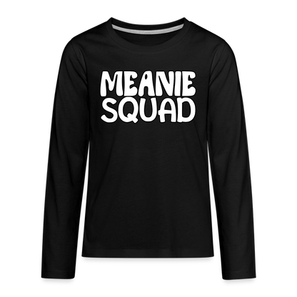 Meanie SQUAD - Youth LongSleeve Shirt - black