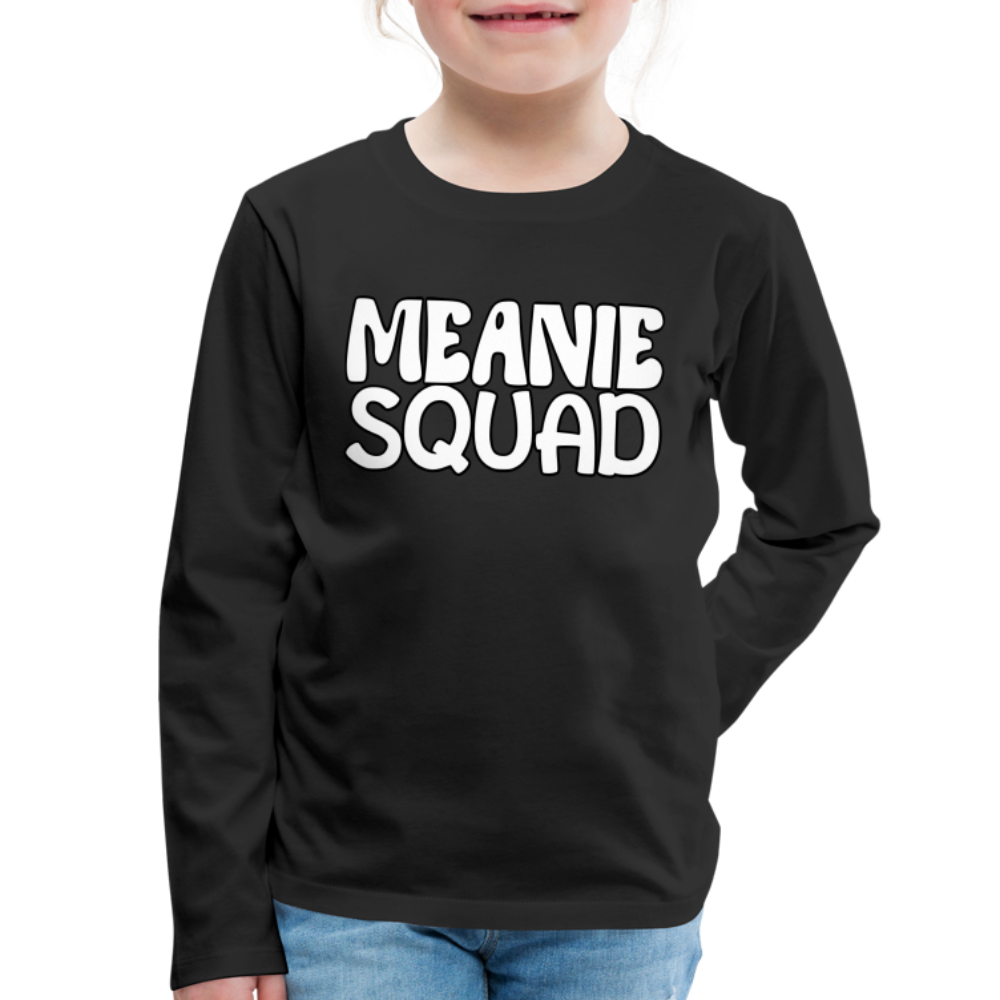 Meanie SQUAD - Youth LongSleeve Shirt - black