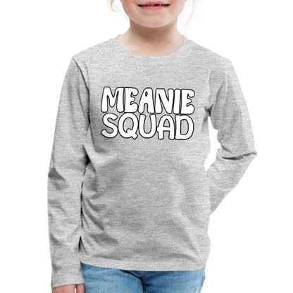 Meanie SQUAD - Youth LongSleeve Shirt - heather gray