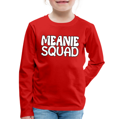 Meanie SQUAD - Youth LongSleeve Shirt - red