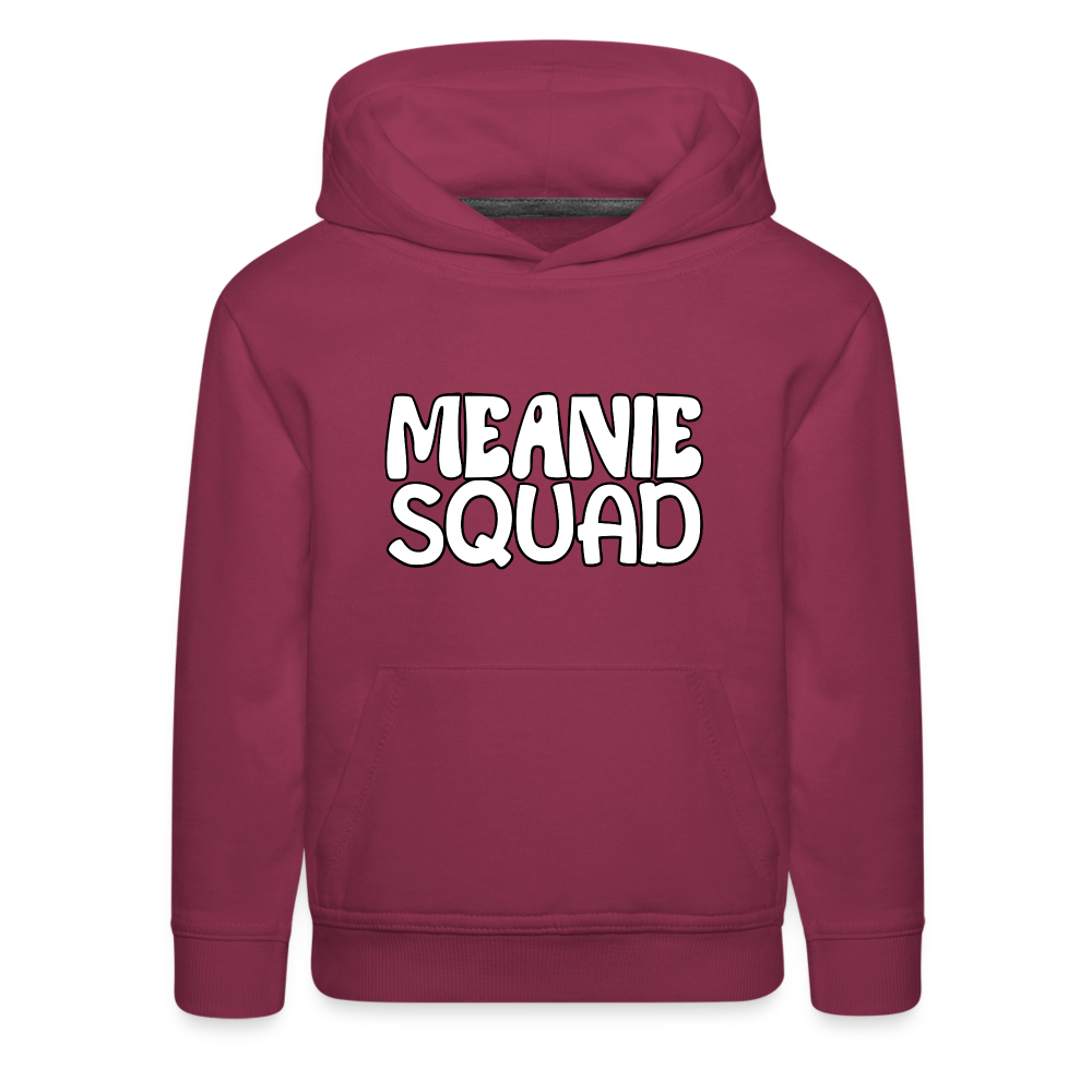 Meanie SQUAD - Youth Hoodie - burgundy