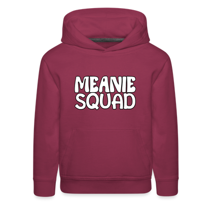 Meanie SQUAD - Youth Hoodie - burgundy