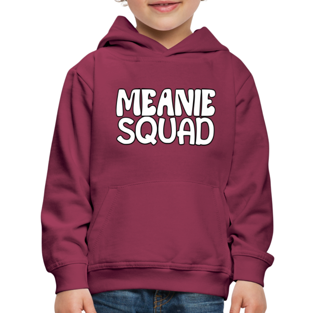 Meanie SQUAD - Youth Hoodie - burgundy