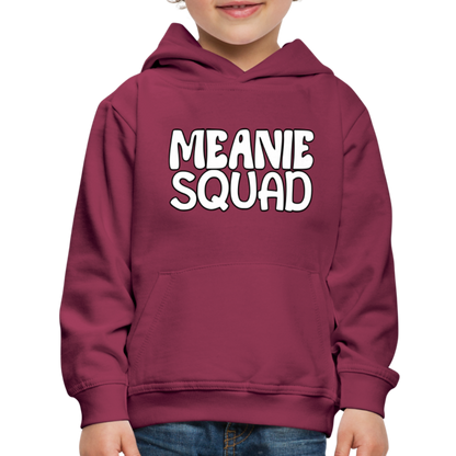 Meanie SQUAD - Youth Hoodie - burgundy