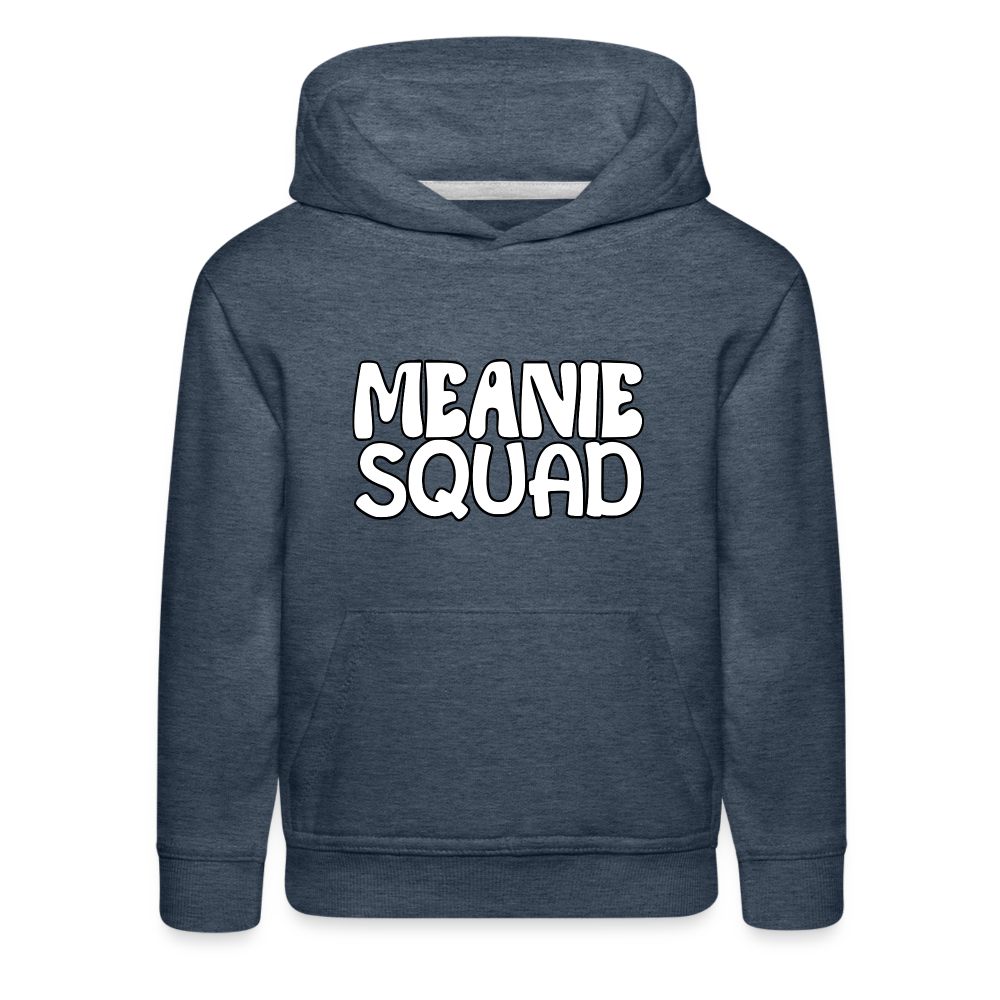 Meanie SQUAD - Youth Hoodie - heather denim