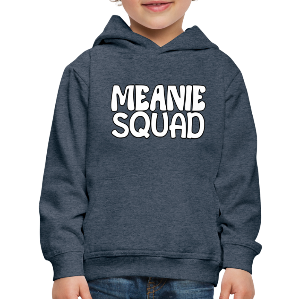 Meanie SQUAD - Youth Hoodie - heather denim