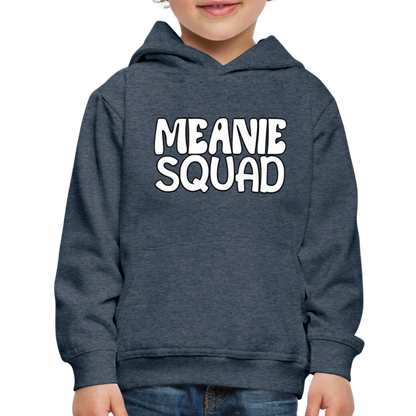 Meanie SQUAD - Youth Hoodie - heather denim