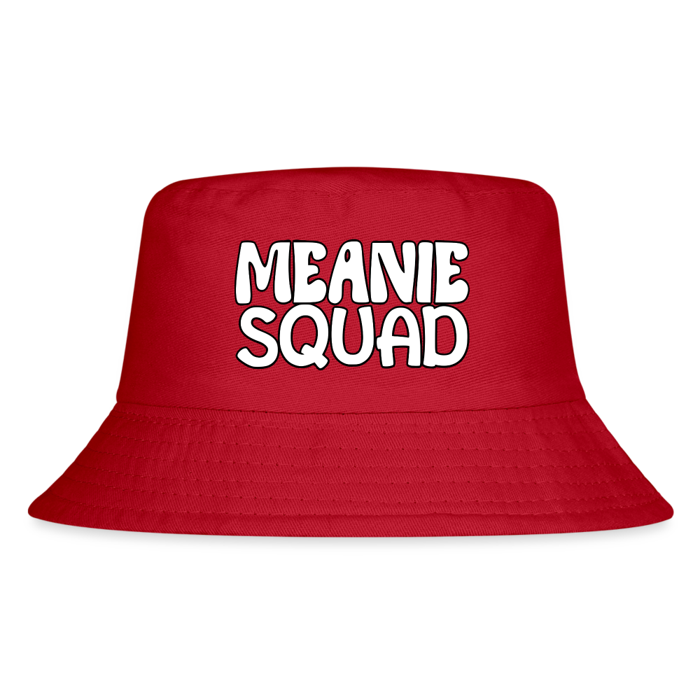 MEANIE SQUAD - Kid's Bucket Hat - red