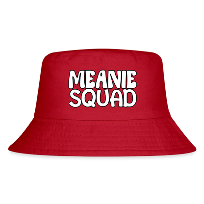 MEANIE SQUAD - Kid's Bucket Hat - red