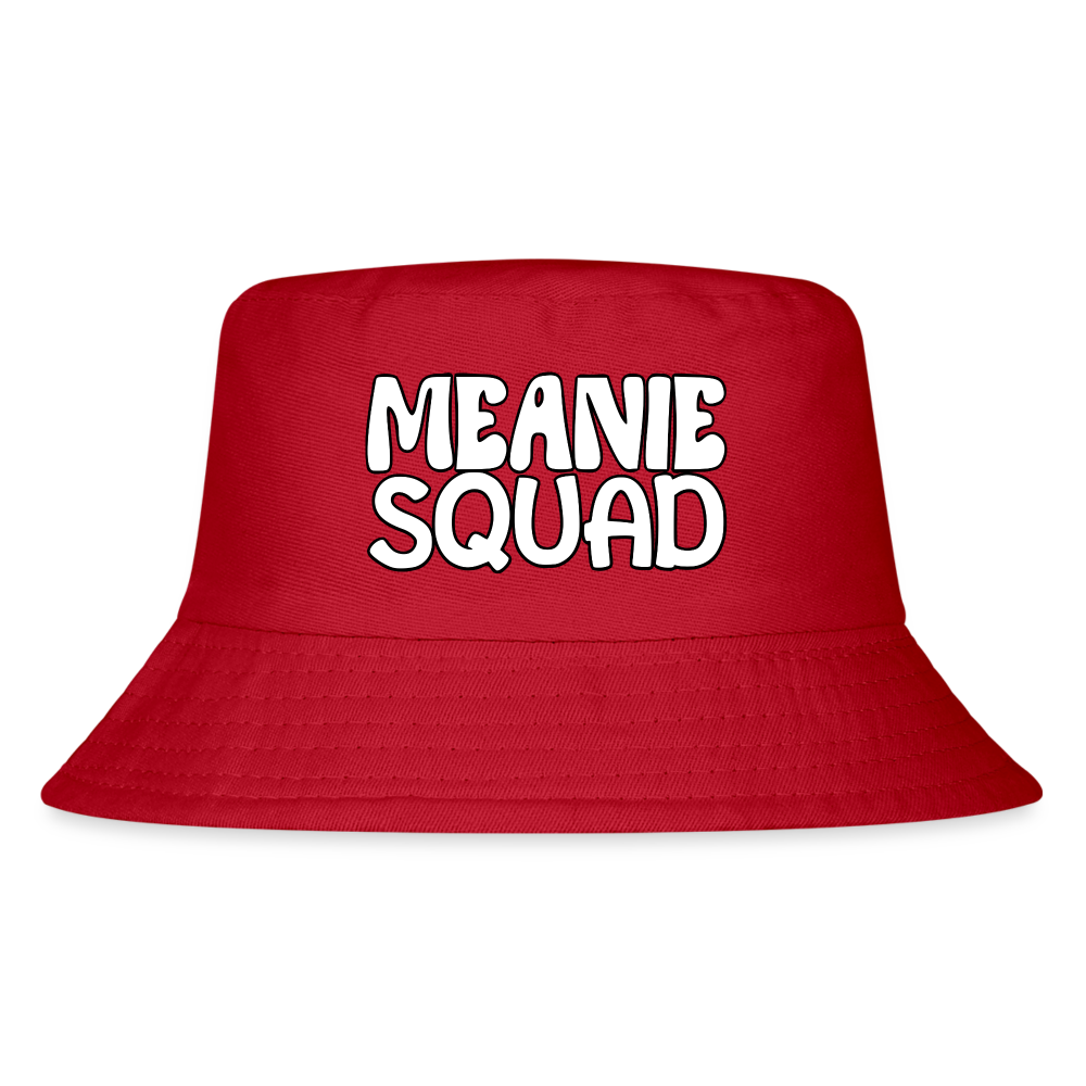 MEANIE SQUAD - Kid's Bucket Hat - red