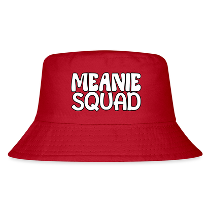 MEANIE SQUAD - Kid's Bucket Hat - red