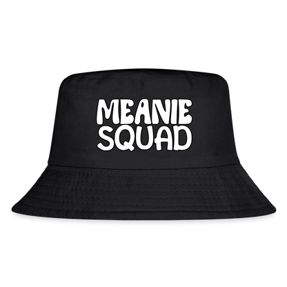 MEANIE SQUAD - Kid's Bucket Hat - black