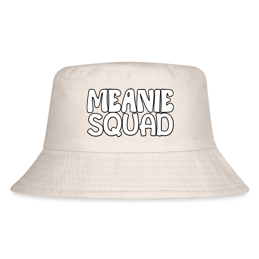 MEANIE SQUAD - Kid's Bucket Hat - Natural