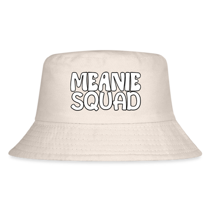 MEANIE SQUAD - Kid's Bucket Hat - Natural