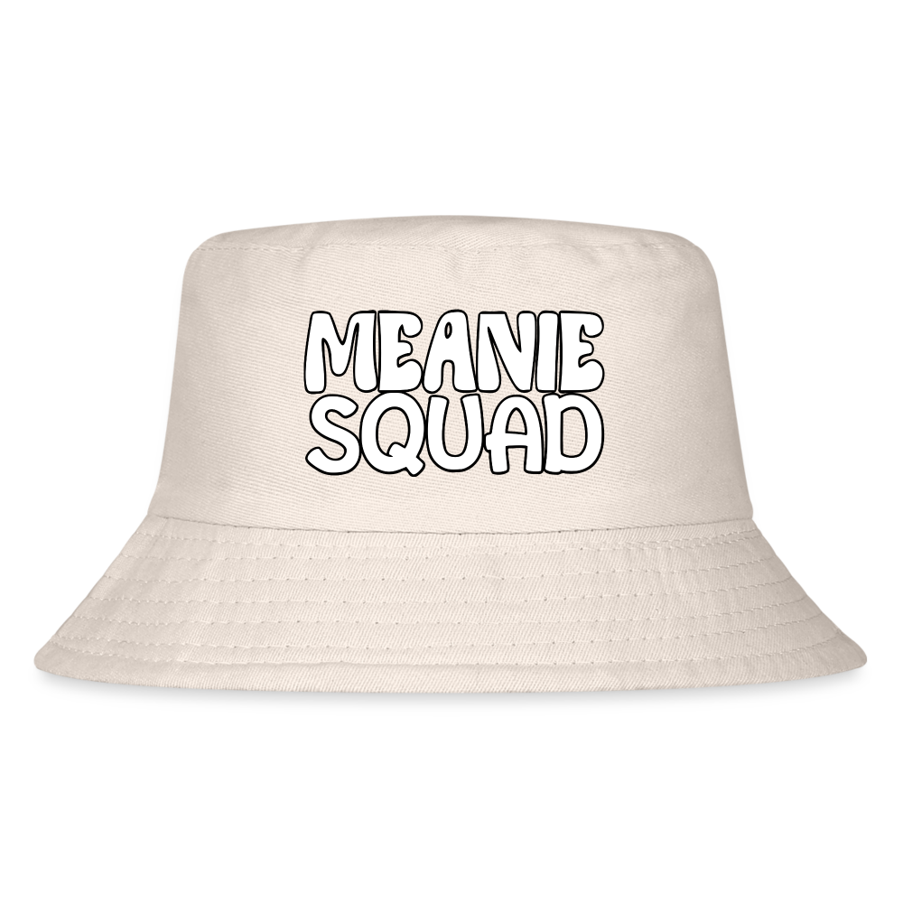 MEANIE SQUAD - Kid's Bucket Hat - Natural