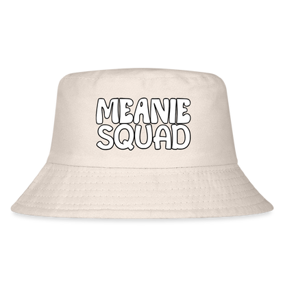 MEANIE SQUAD - Kid's Bucket Hat - Natural