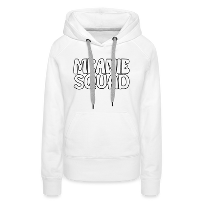 MEANIE SQUAD - Women’s Premium Hoodie - white